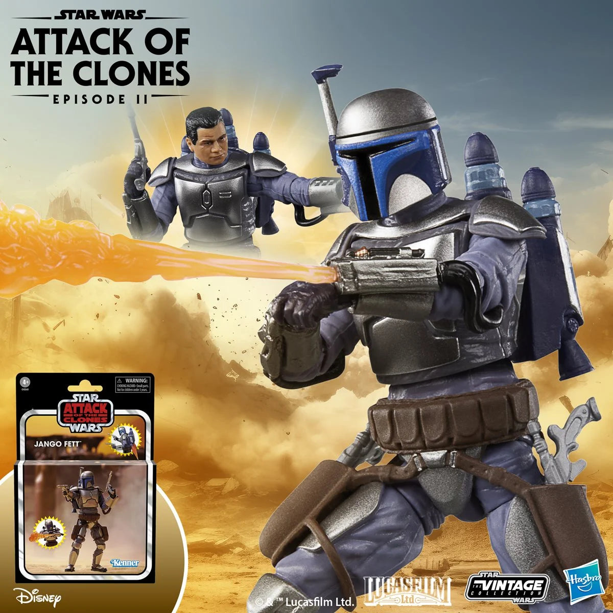 Star Wars Jango Fett フィギュア 2体セット Star Wars-The Vintage Collection Jango Fett – rwcollectibles