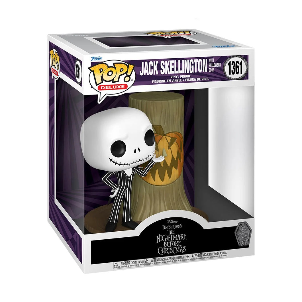 The Nightmare Before Christmas 30th Anniversary-Jack with Halloween Door Deluxe