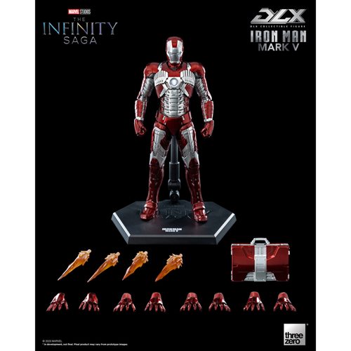 Marvel Infinity Saga Iron Man Mark 5 DLX Figure