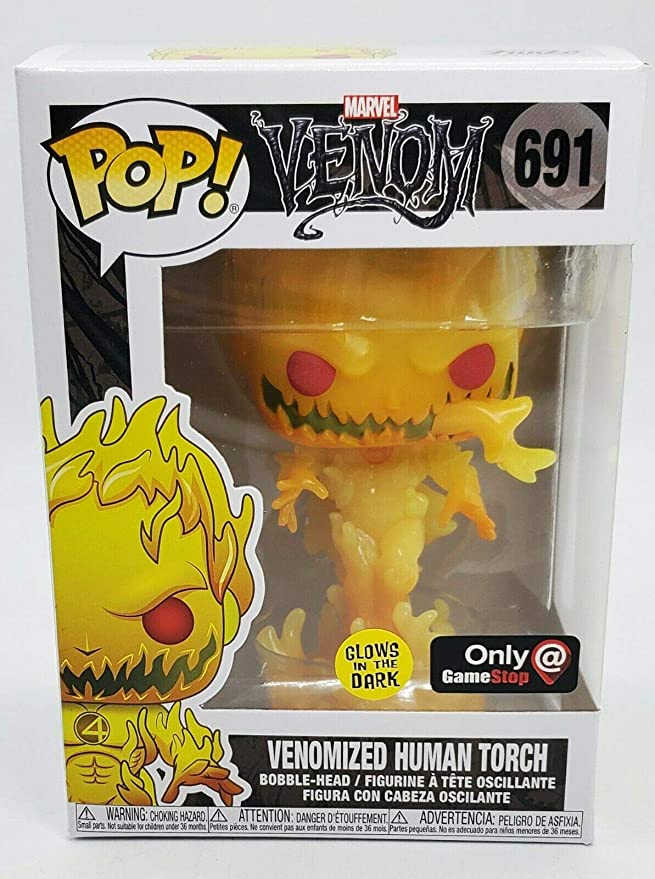 Venom-Venomized Human Torch(GITD)